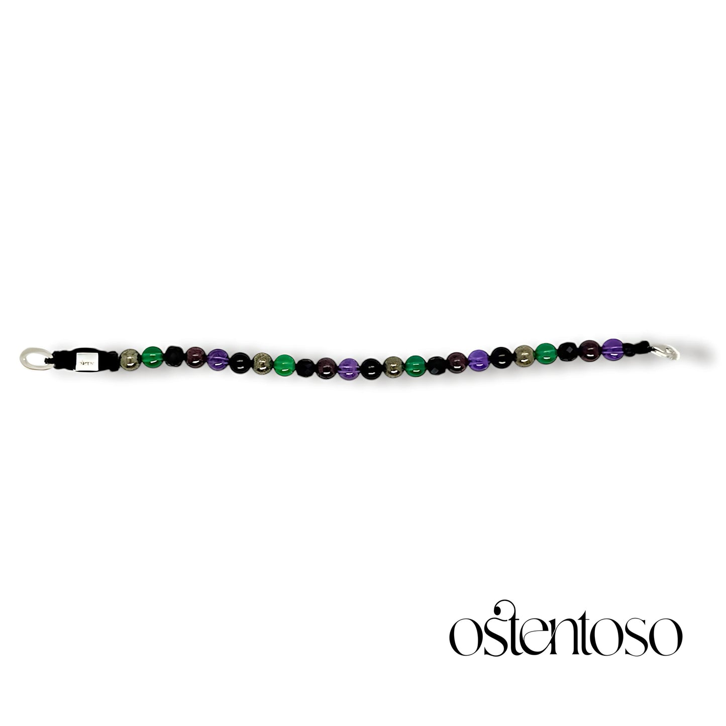COLECCION ADIRA: Brazalete con Gemas Semipreciosas tamaño No. 6 mm.
