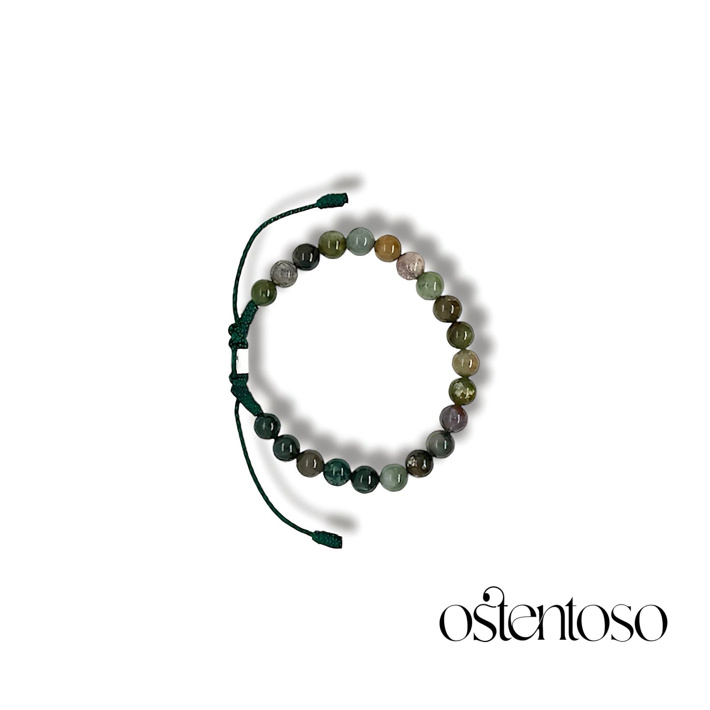 Bracelet sphérique en Agate indienne taille n°6 mm.