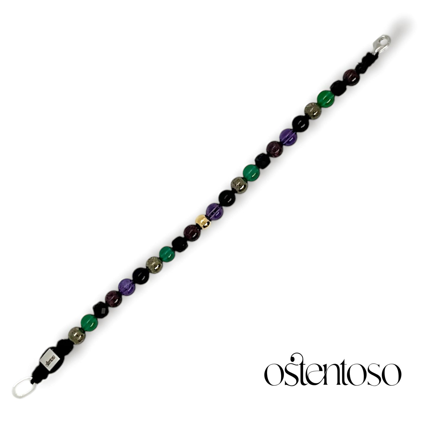 COLECCION ADIRA: Brazalete con Gemas Semipreciosas tamaño No. 6 mm.