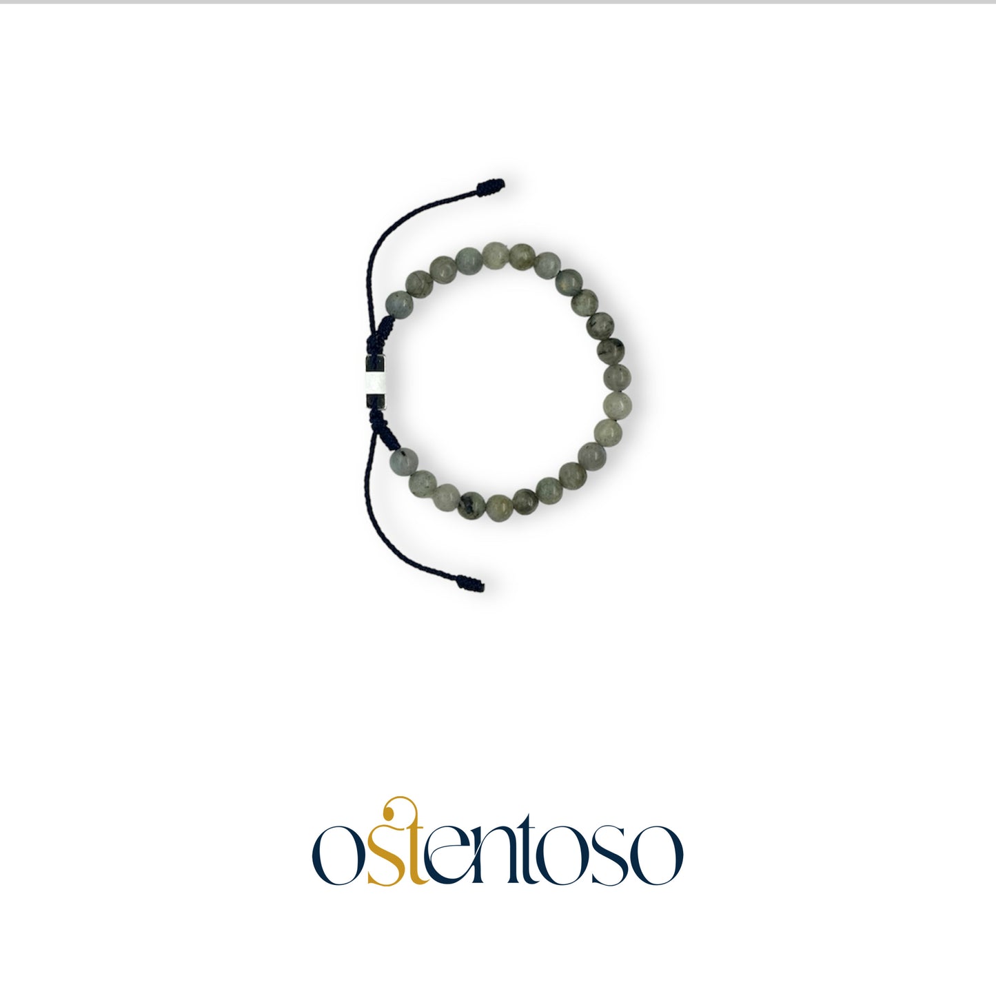 Bracelet sphérique en Labradorite brute taille n°6 mm.