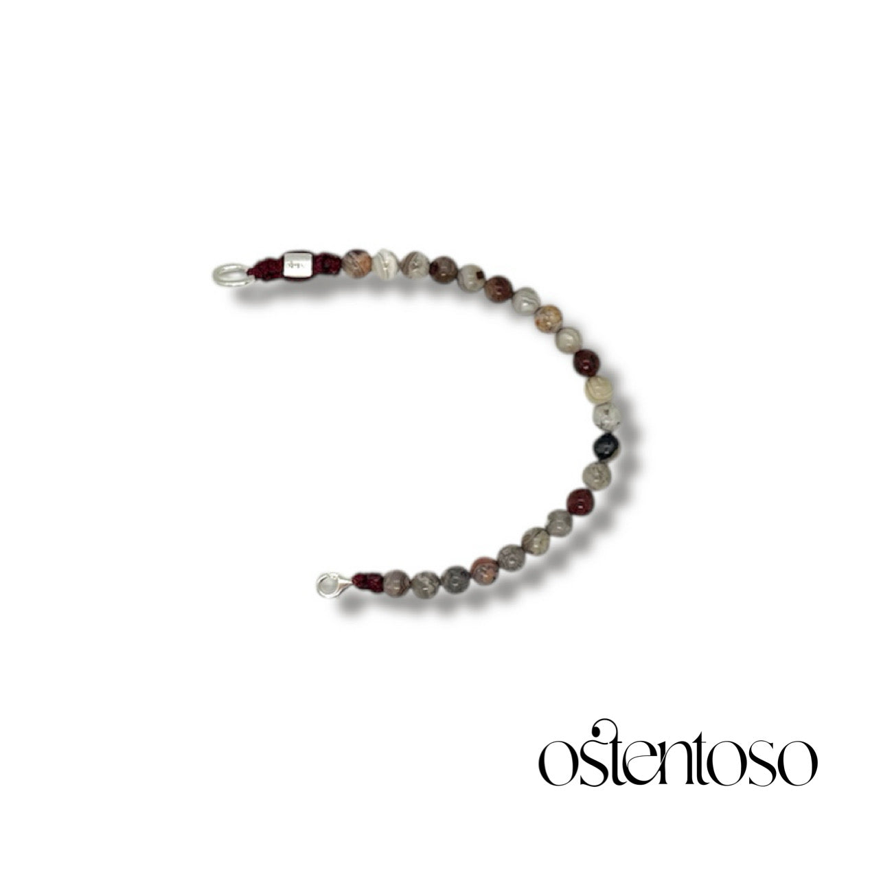 Brazalete Agata Laguna esferica tamaño No. 6 mm.