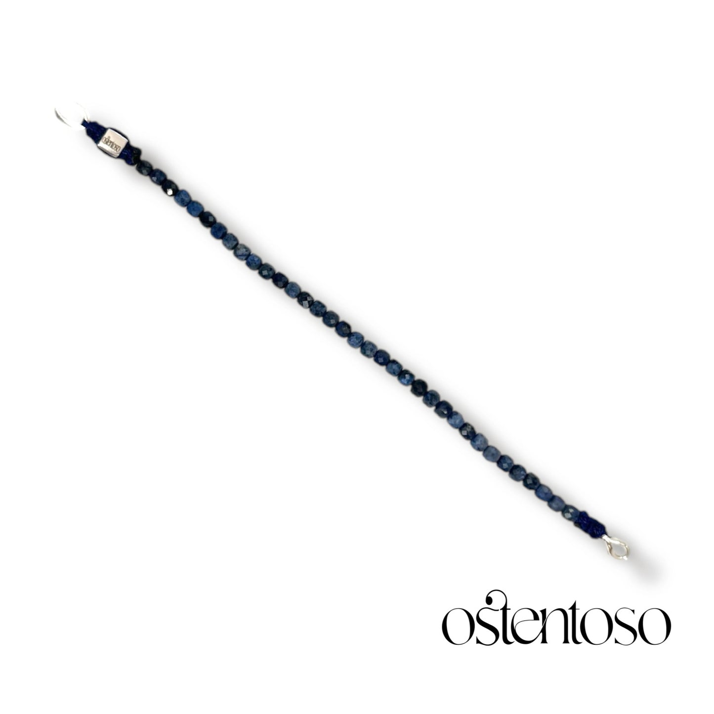 Bracelet Saphir facetté taille n°4 mm.