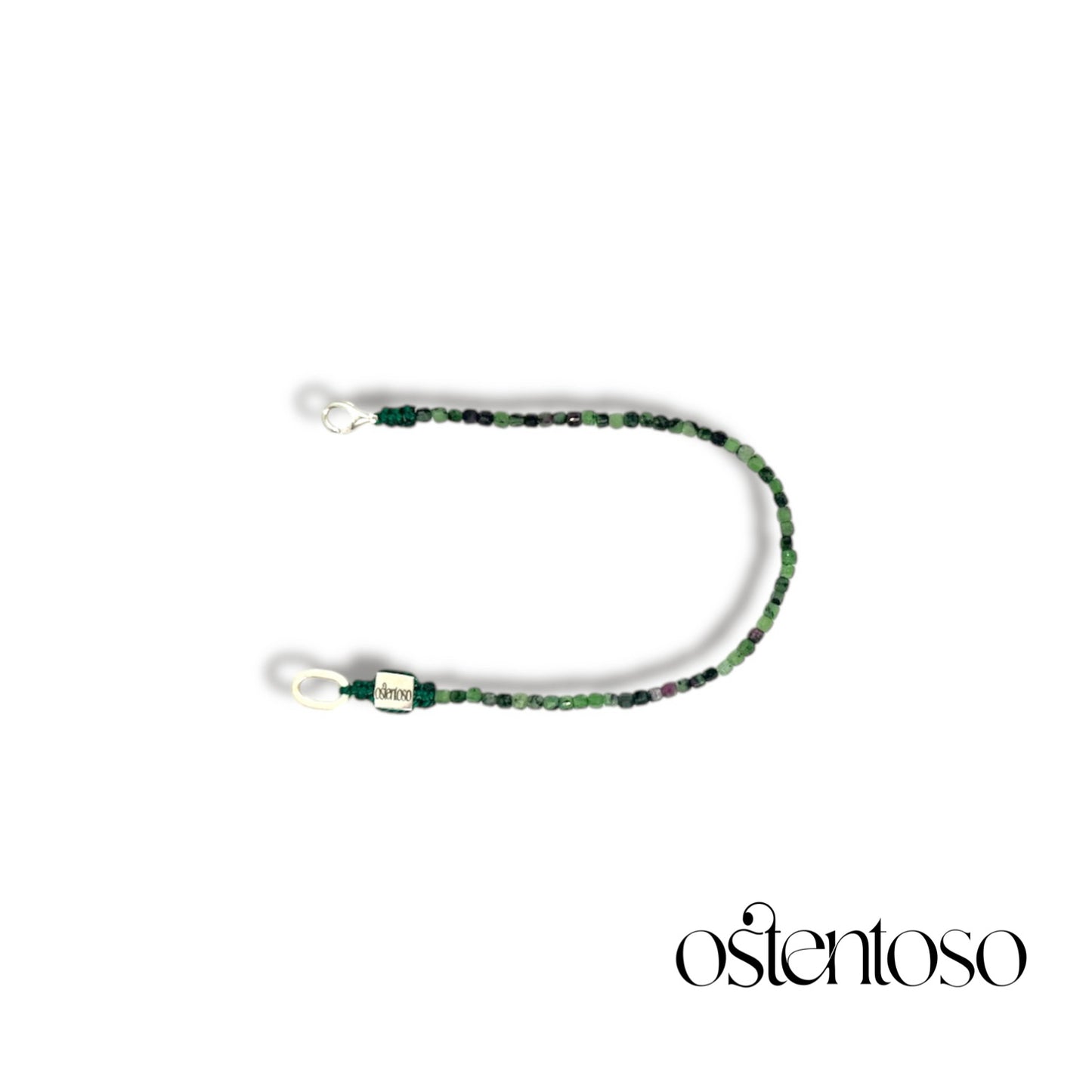Bracelet Rubizoisite facetté taille n°4 mm.