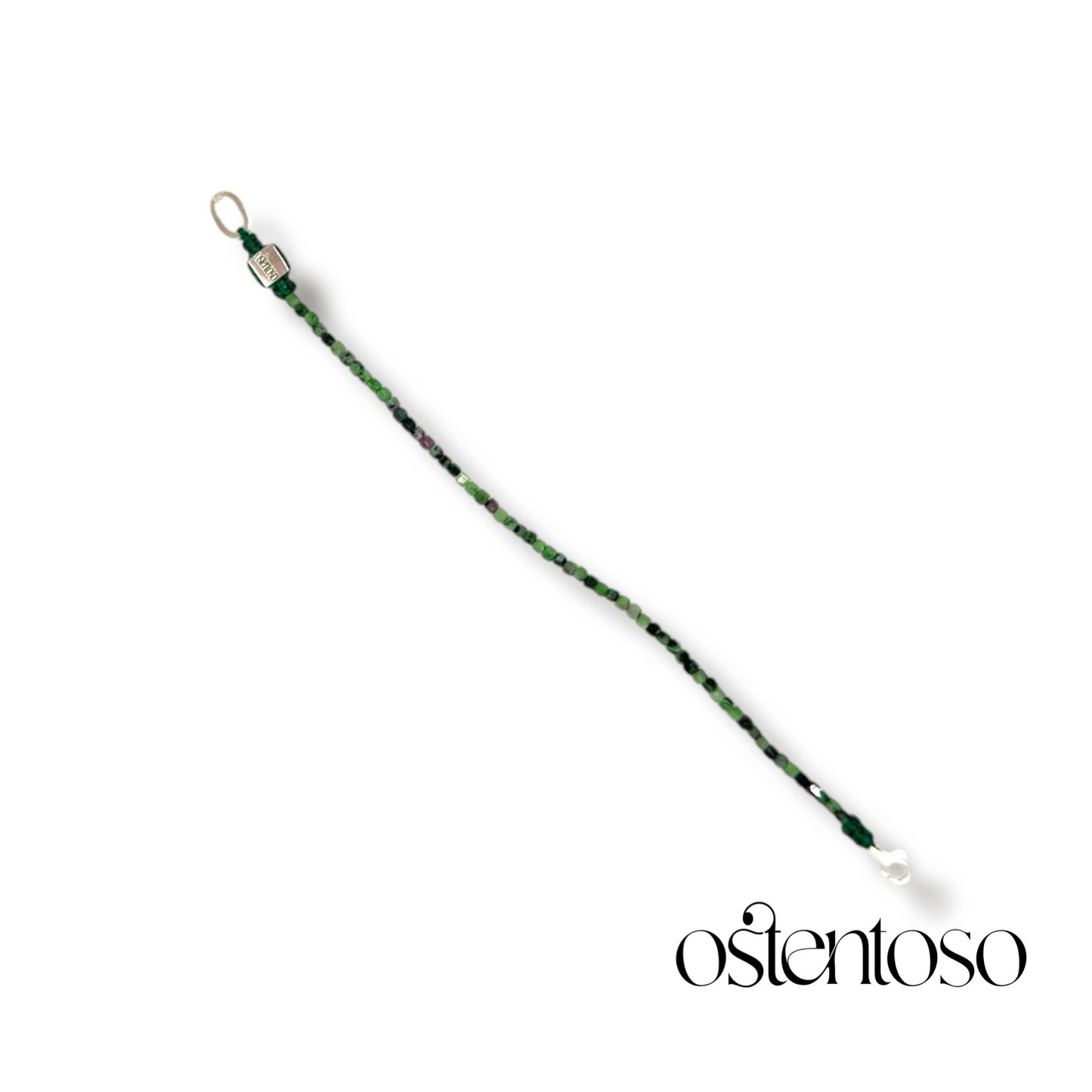 Bracelet Rubizoisite facetté taille n°4 mm.