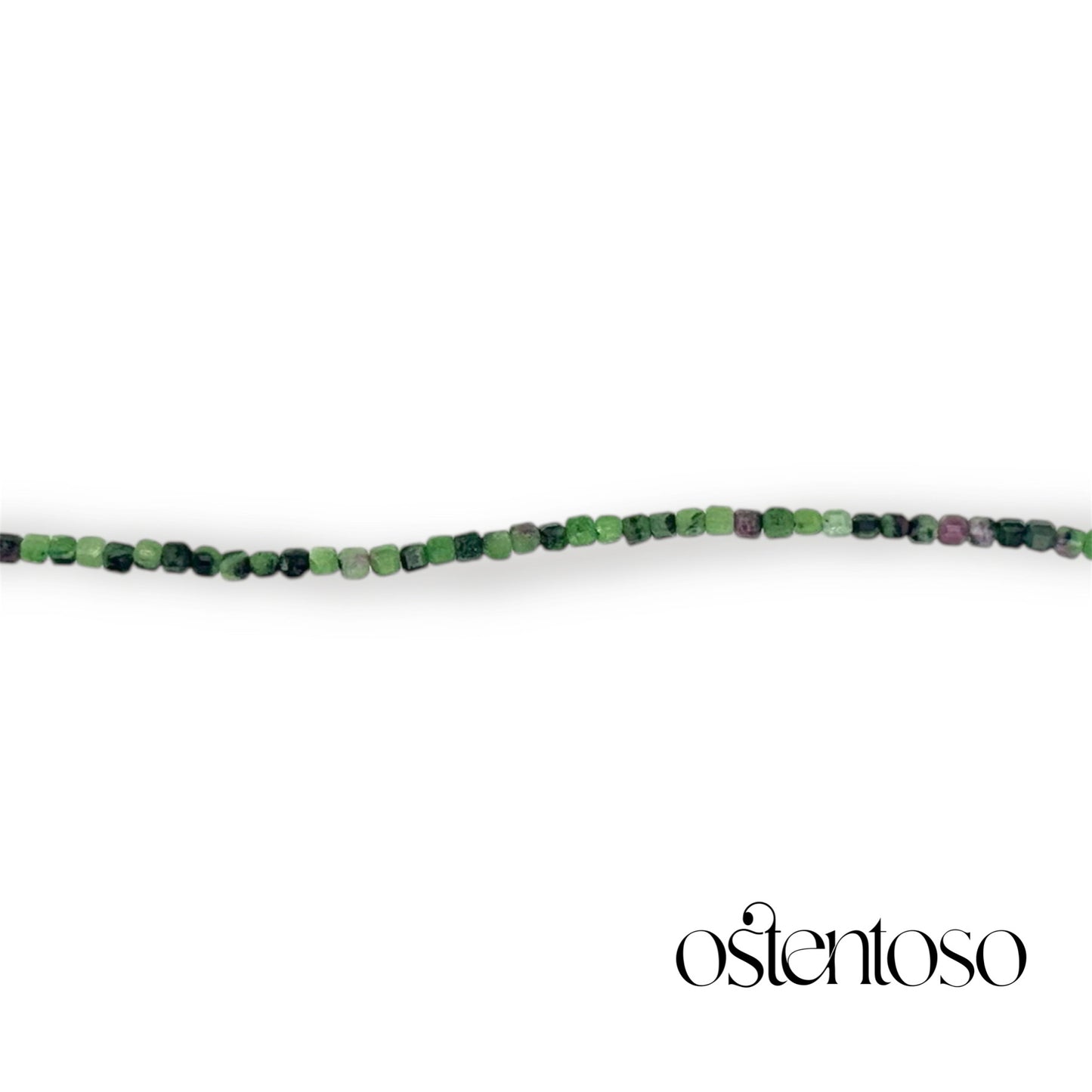 Bracelet Rubizoisite facetté taille n°4 mm.