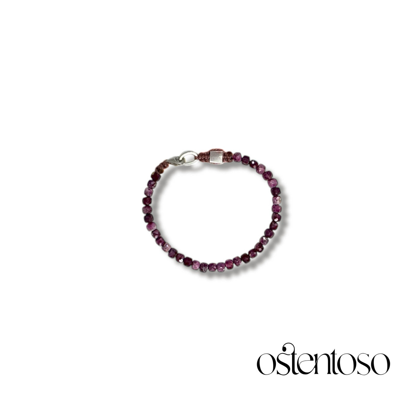 Bracelet Rubi facetté taille n°4 mm.