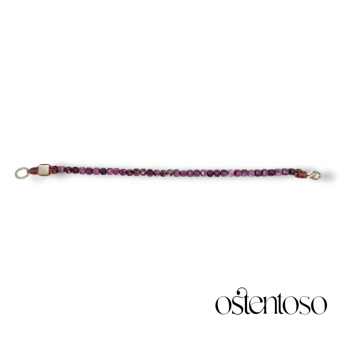 Bracelet Rubi facetté taille n°4 mm.