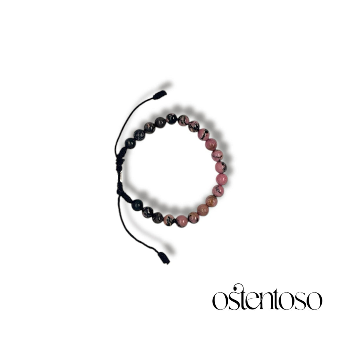 Bracelet Rhodonite sphérique taille n°6 mm.