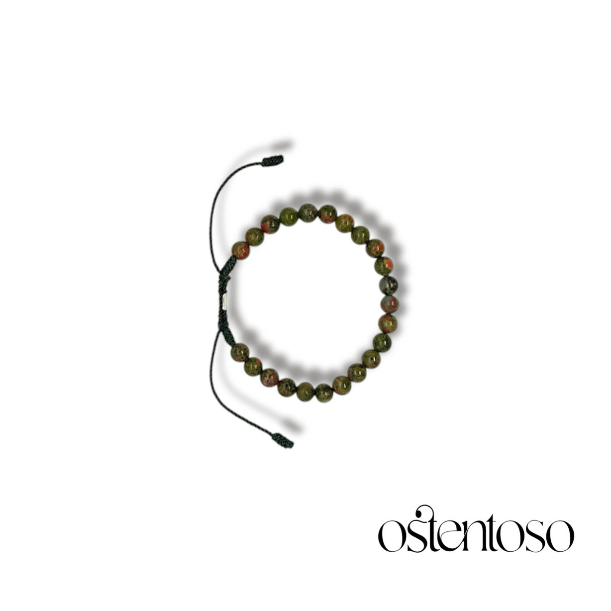 Bracelet sphérique Unakite taille n°6 mm.