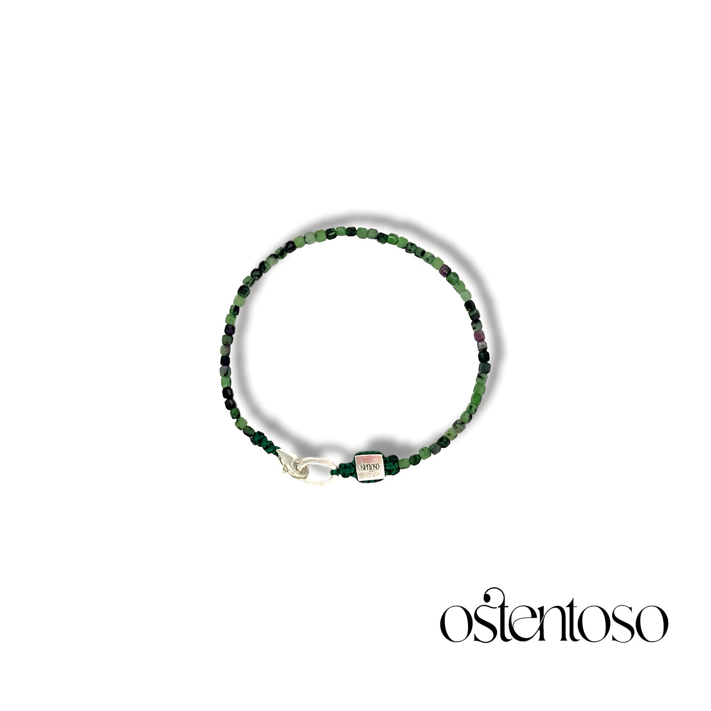 Faceted Rubizoisite bracelet size No. 4 mm.