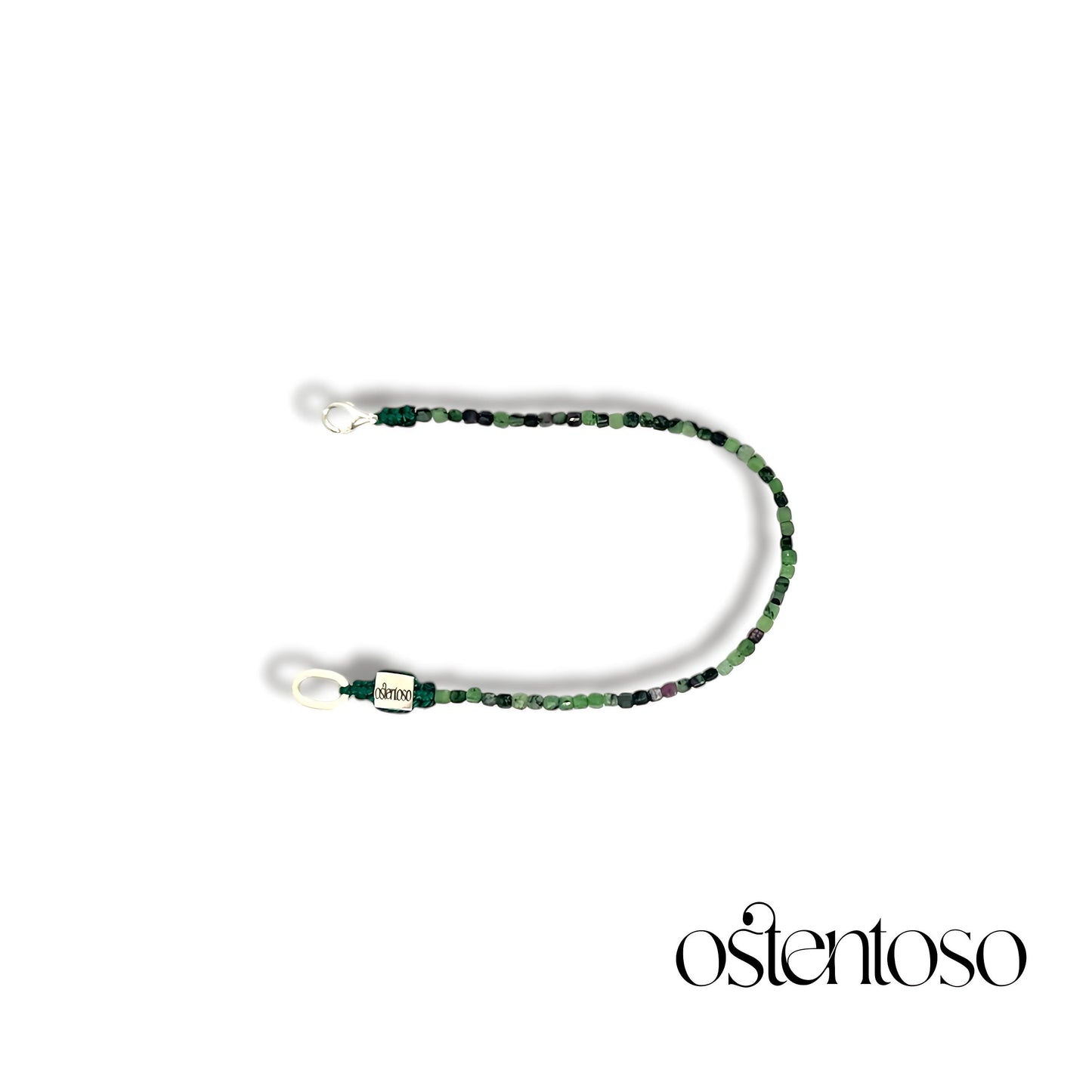 Faceted Rubizoisite bracelet size No. 4 mm.