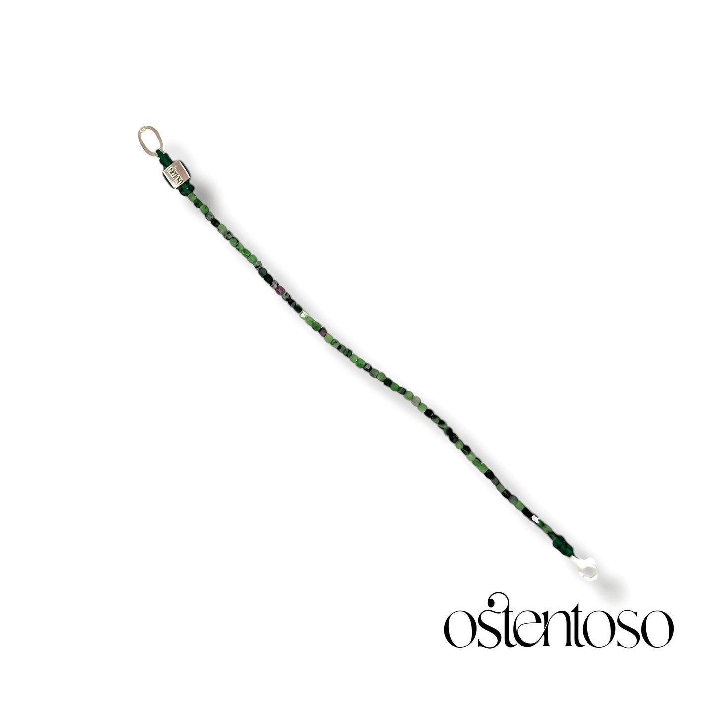 Faceted Rubizoisite bracelet size No. 4 mm.
