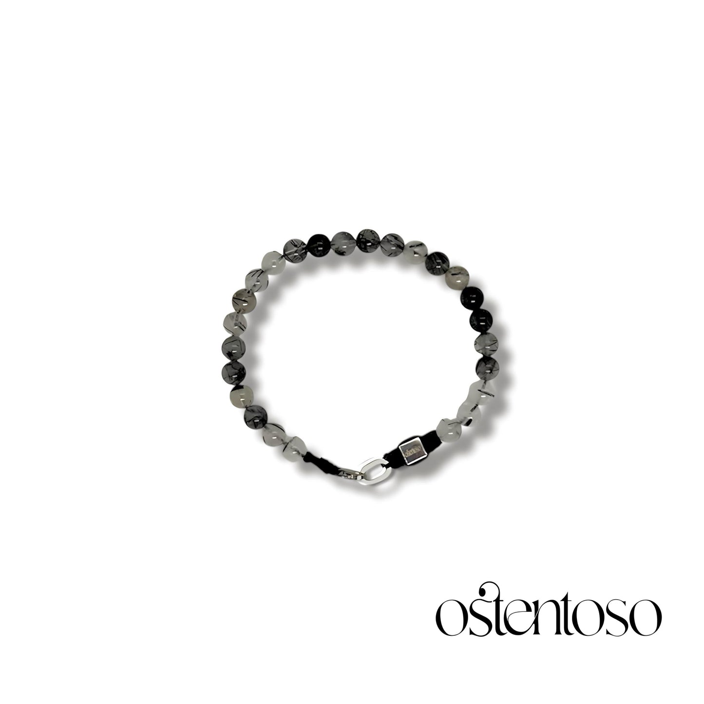 Bracelet Quartz Tourmaliné Sphérique taille n°6 mm.