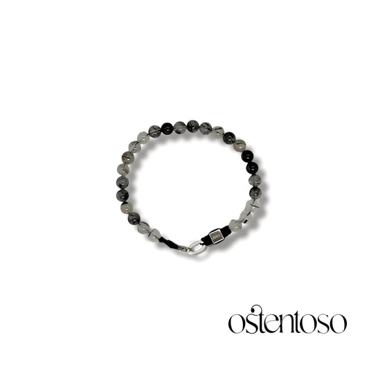 Bracelet Quartz Tourmaliné Sphérique taille n°6 mm.
