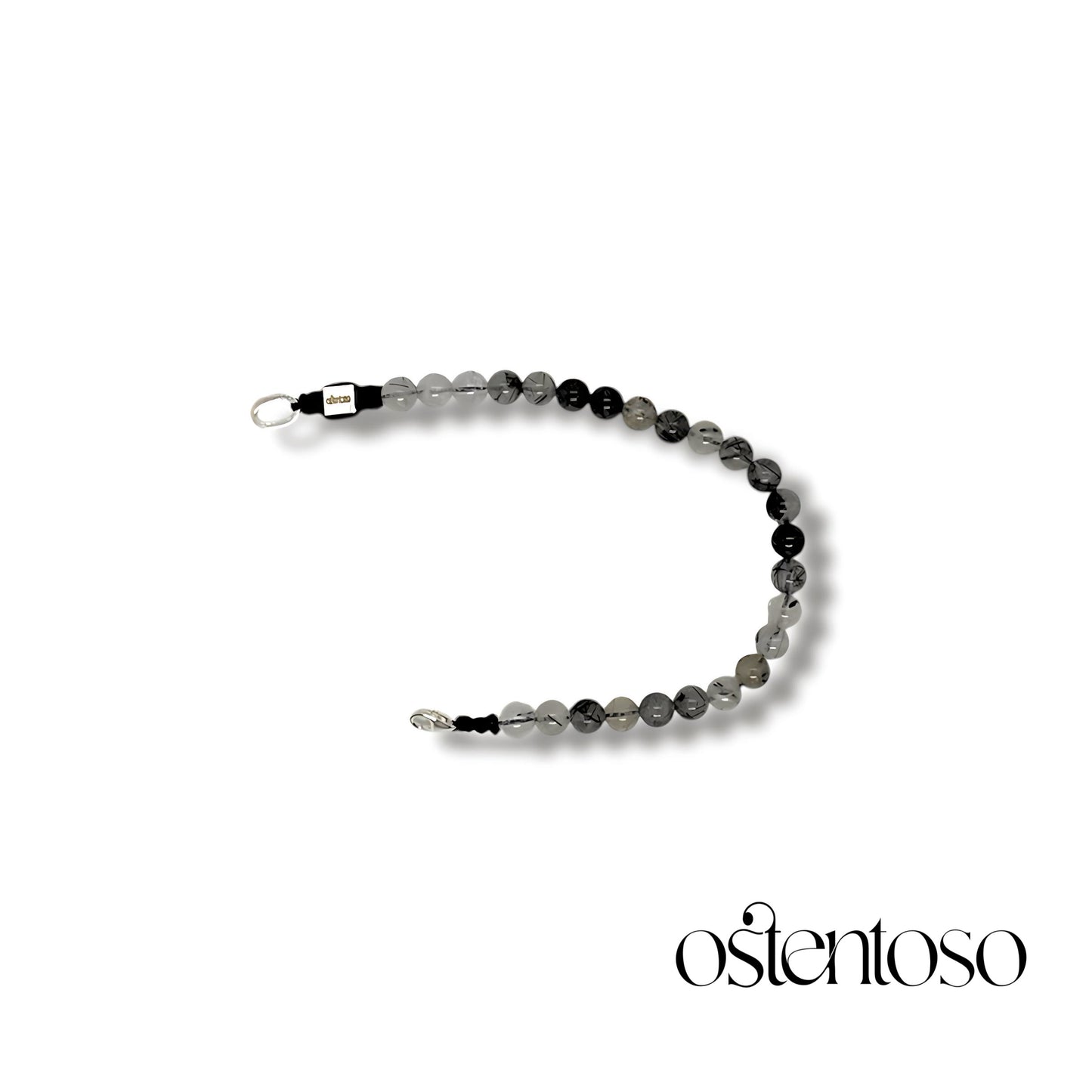 Bracelet Quartz Tourmaliné Sphérique taille n°6 mm.