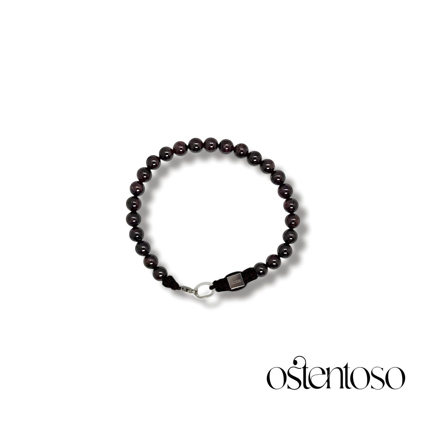 Spherical Afghan Garnet Bracelet size No. 6 mm.