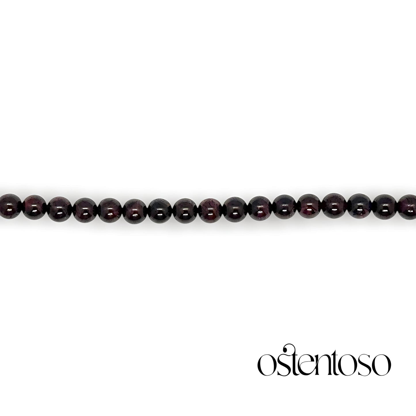 Spherical Afghan Garnet Bracelet size No. 6 mm.