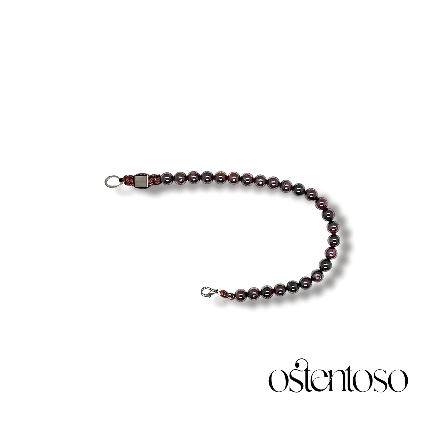 Spherical Afghan Garnet Bracelet size No. 6 mm.