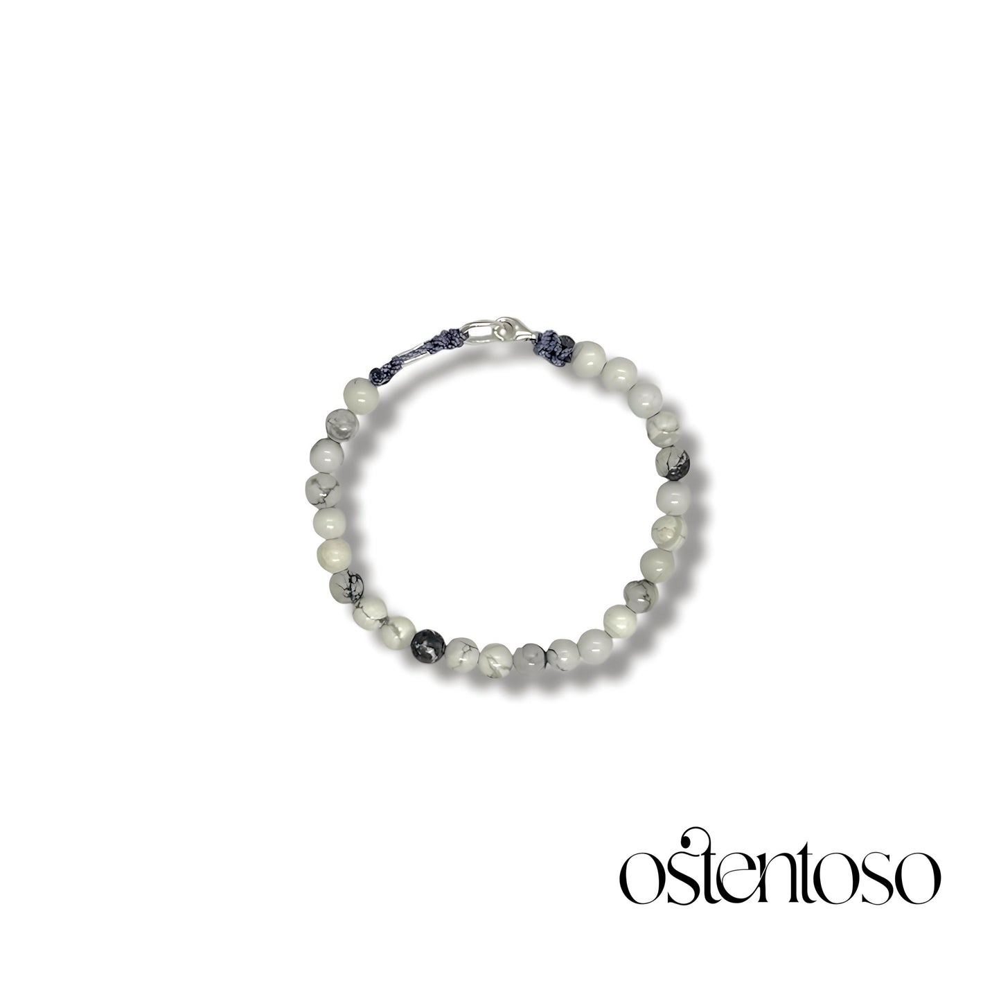 Spherical Howlitte bracelet size No. 6 mm.