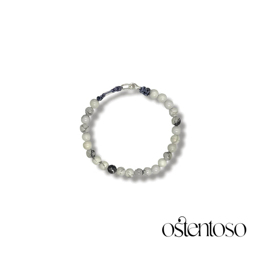 Bracelet Howlitte sphérique taille n° 6 mm.