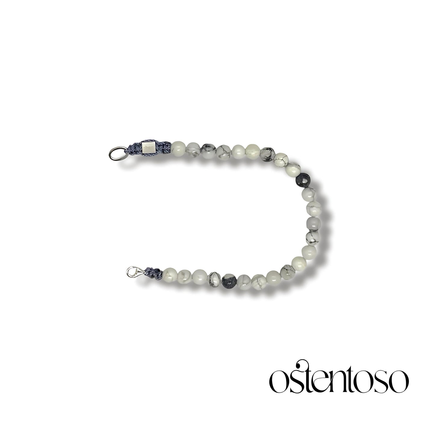 Spherical Howlitte bracelet size No. 6 mm.