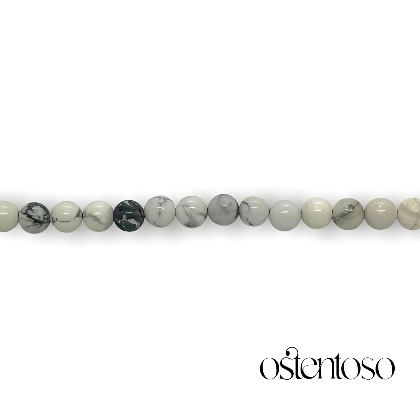 Spherical Howlitte Bracelet size No. 6 mm.