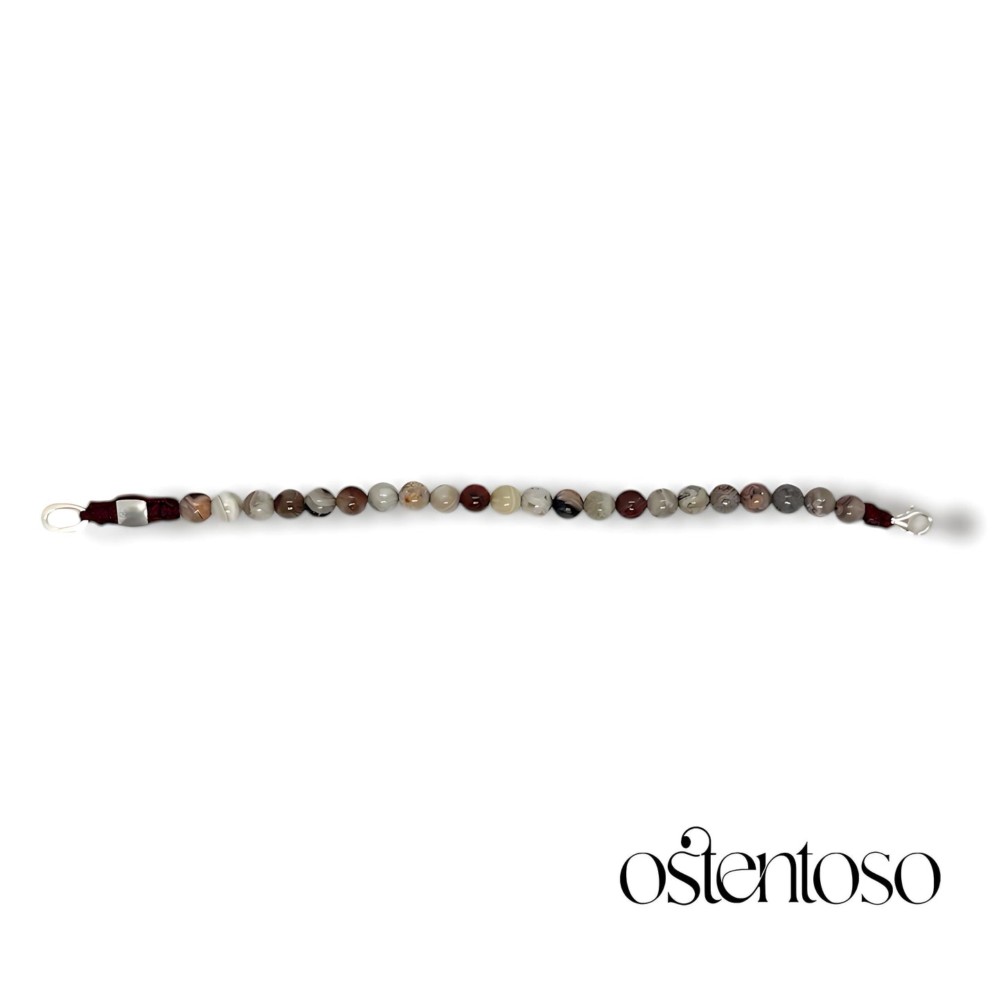Brazalete Agata Laguna esferica tamaño No. 6 mm.