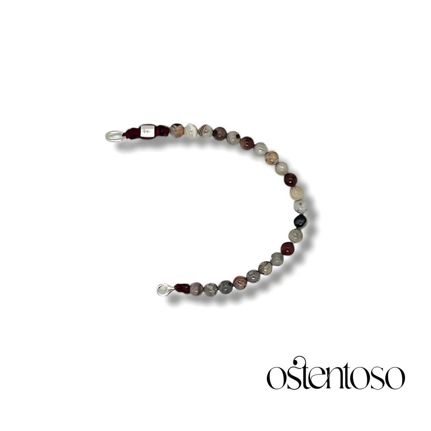 Brazalete Agata Laguna esferica tamaño No. 6 mm.