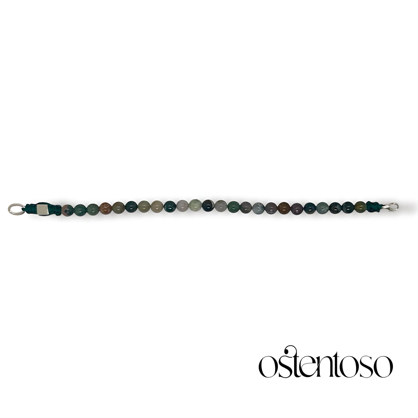 Spherical Indian Agate bracelet size No. 6 mm.