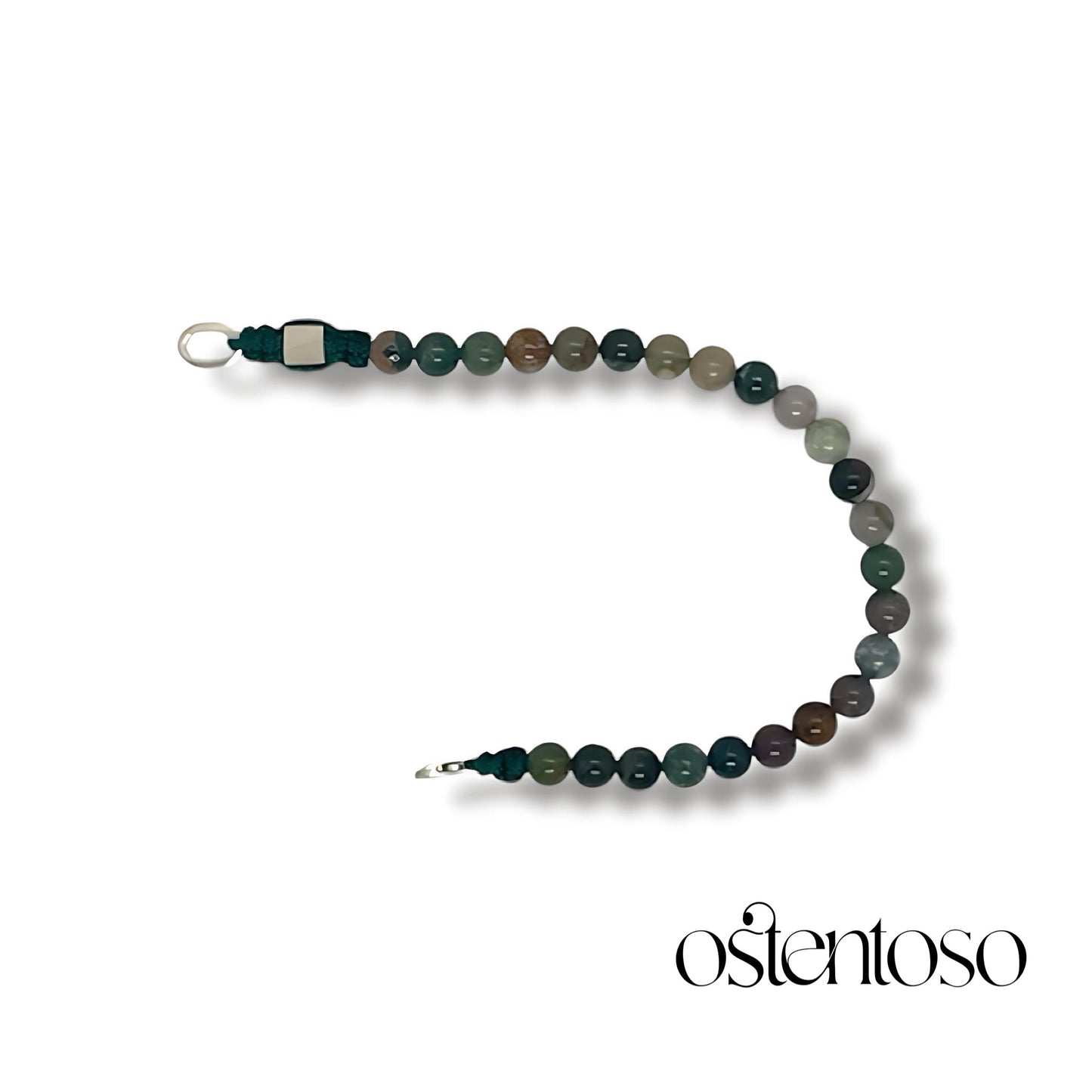 Spherical Indian Agate bracelet size No. 6 mm.
