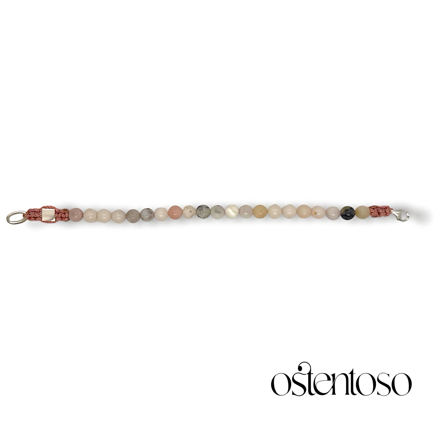 Spherical Pink Opal Bracelet size No. 6 mm.