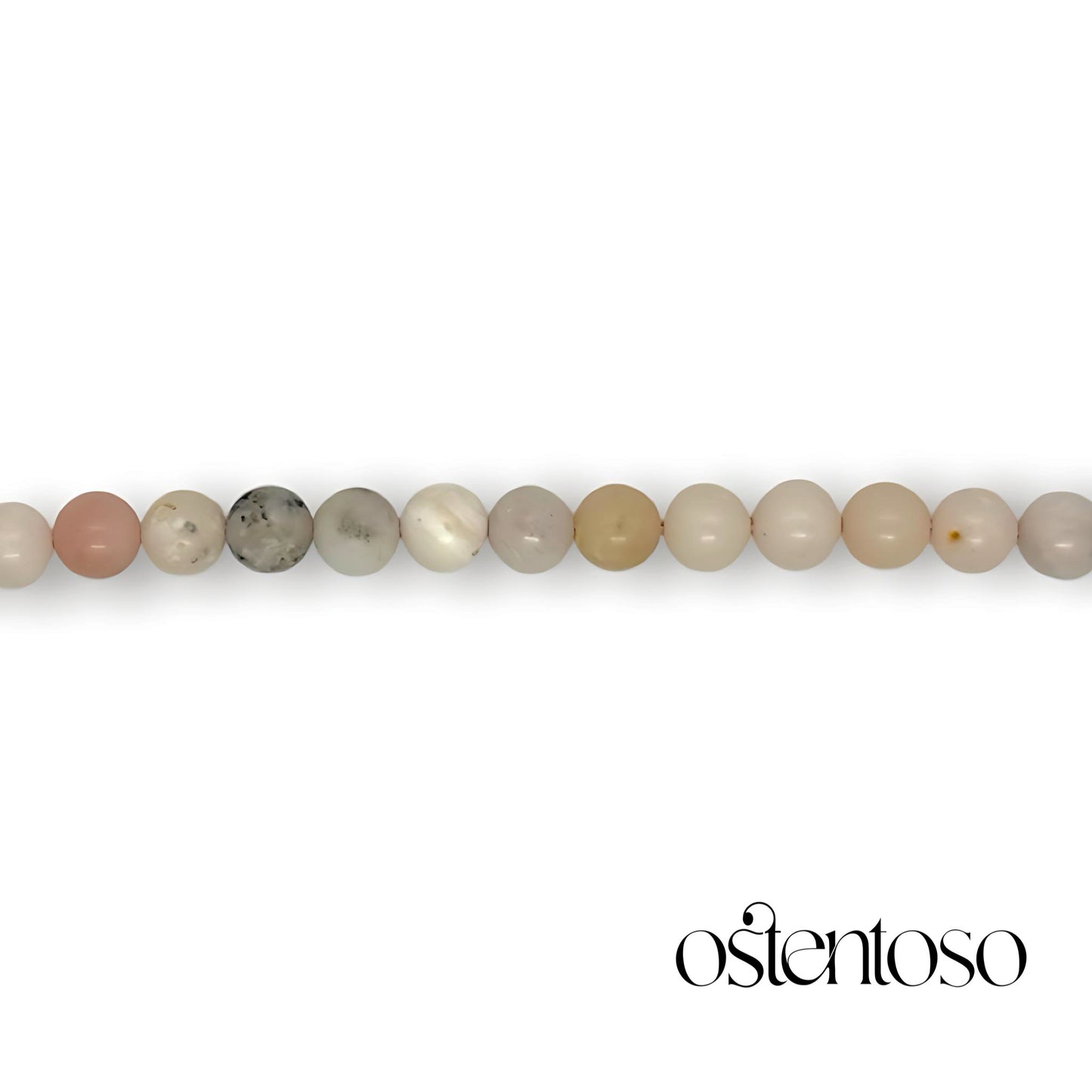 Spherical Pink Opal Bracelet size No. 6 mm.
