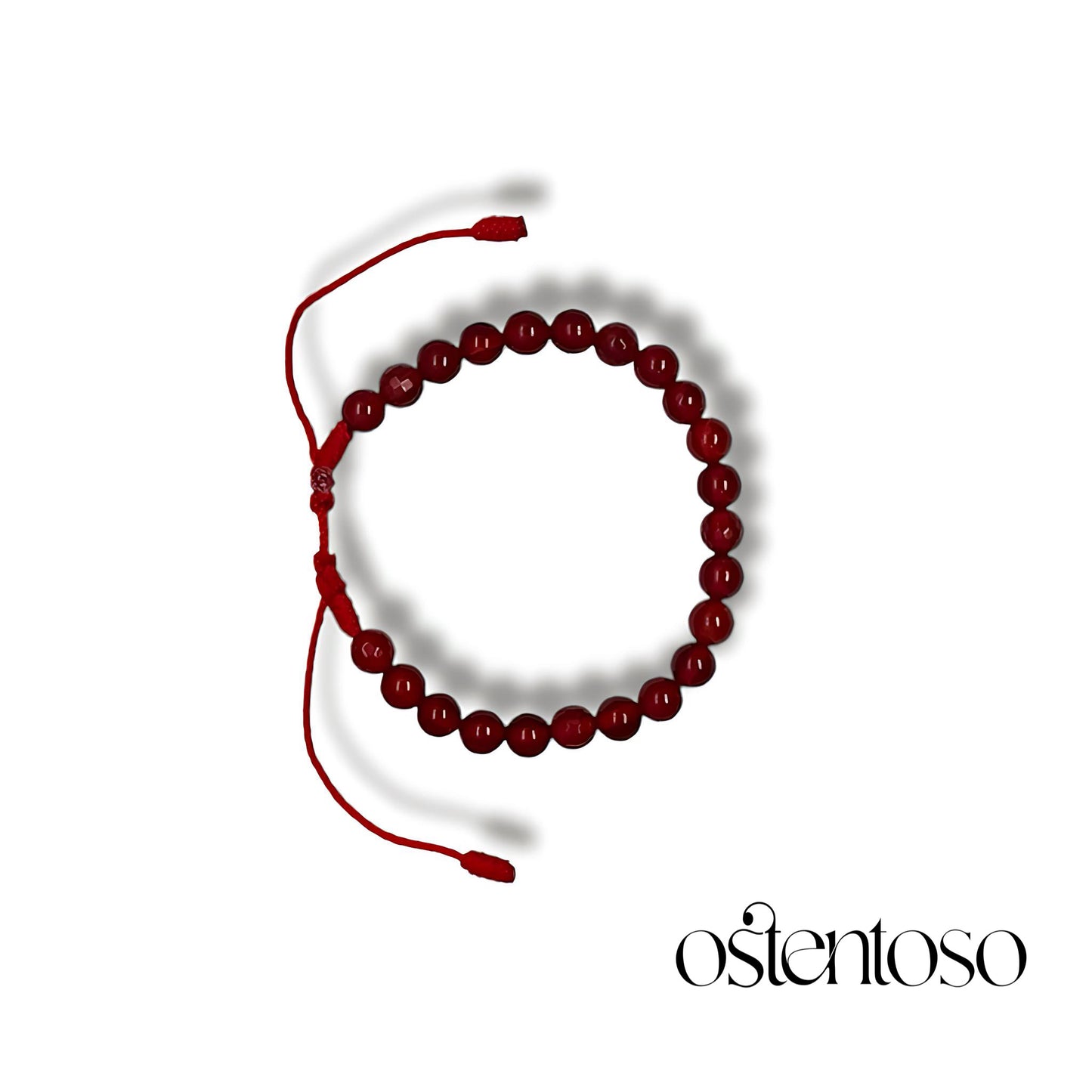 Spherical Carnelian bracelet size No. 6 mm.