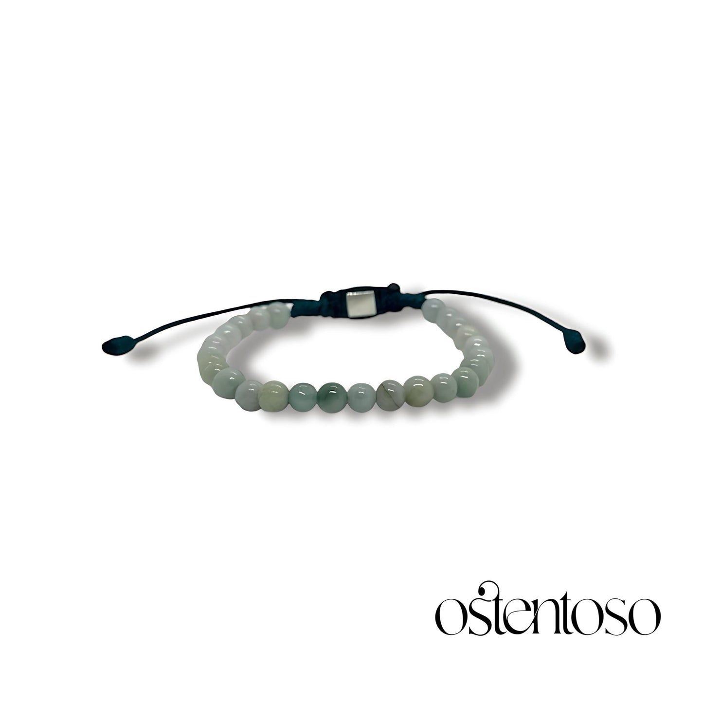 Spherical Burma Jade bracelet size No. 5 mm.