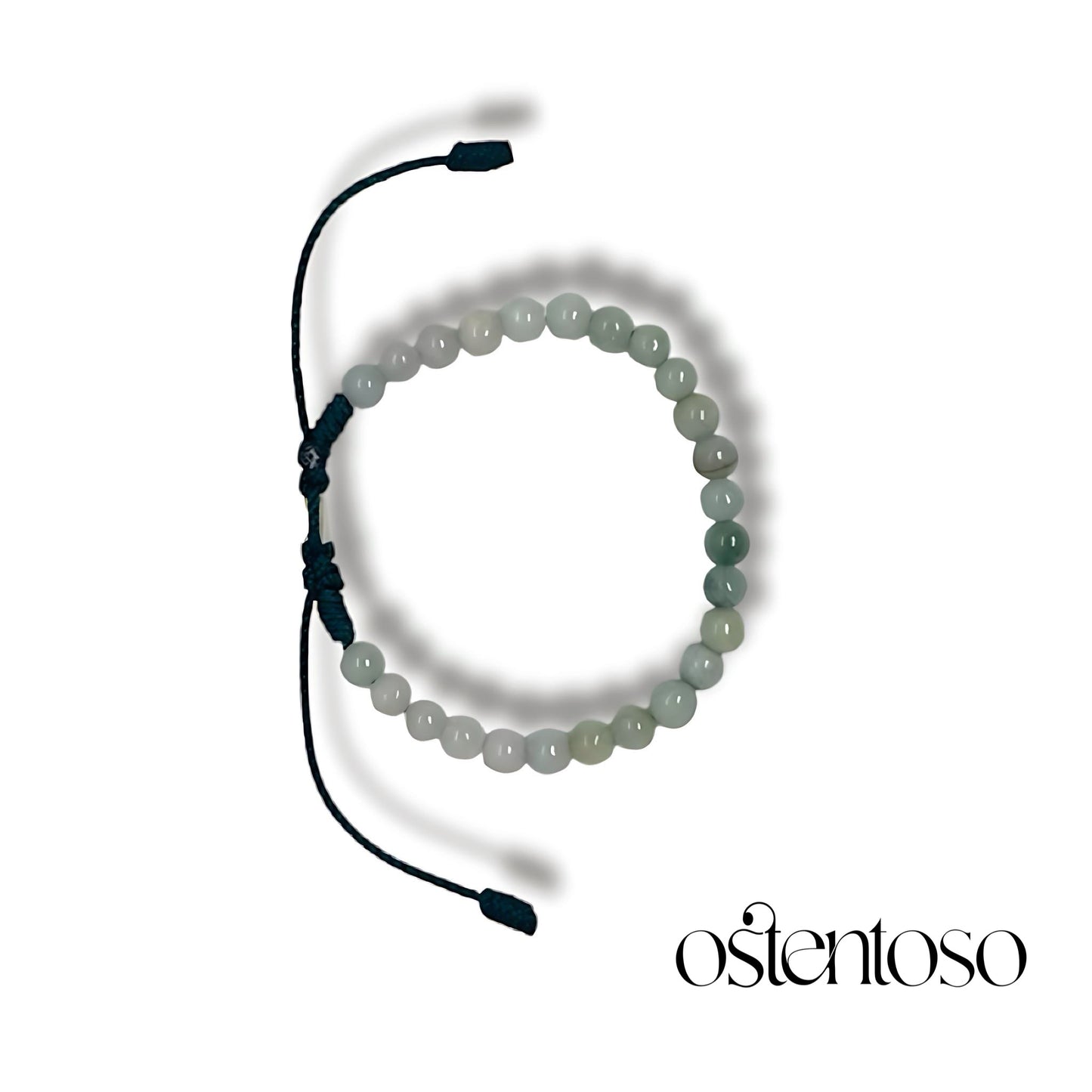 Spherical Burma Jade bracelet size No. 5 mm.