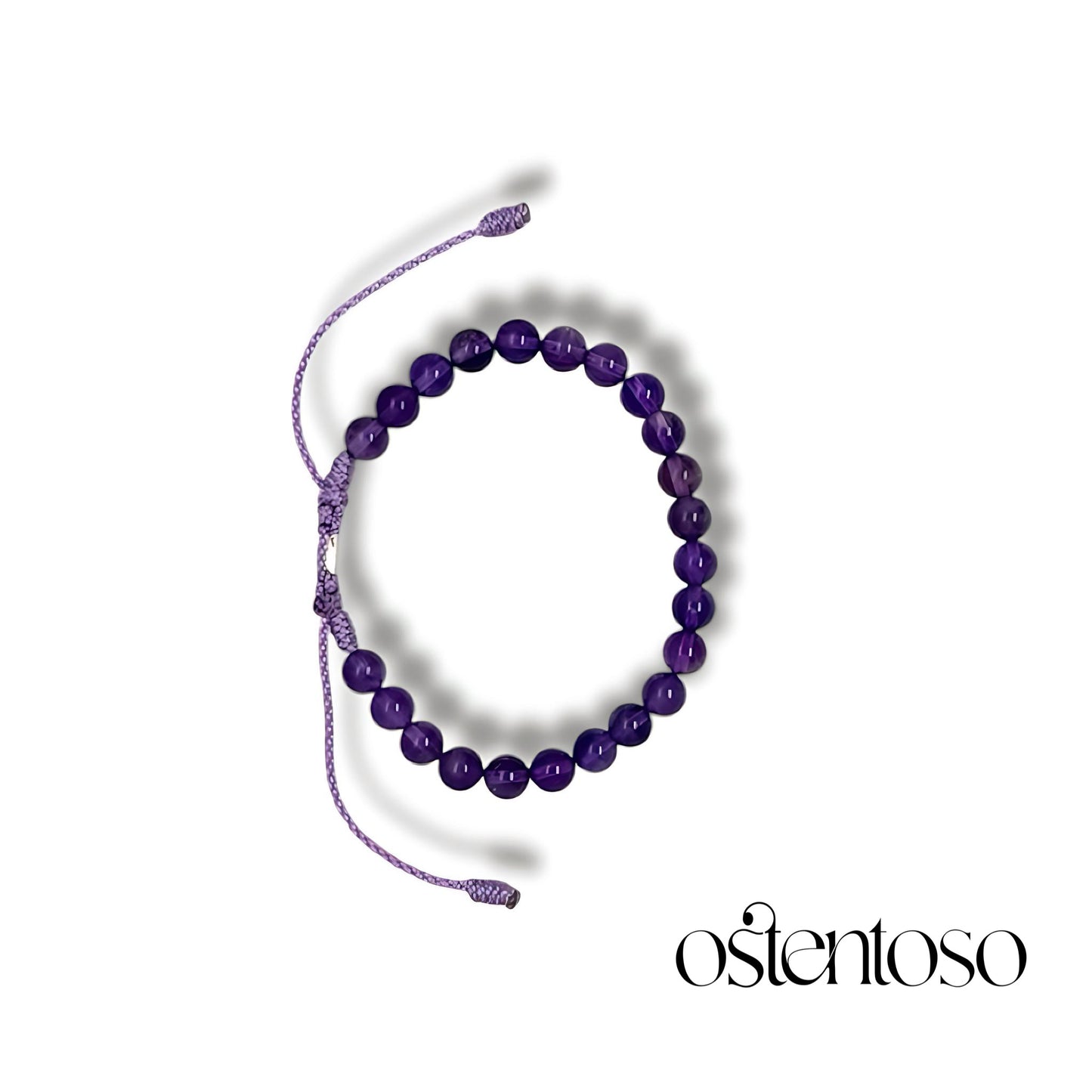 Spherical Amethyst Bracelet size No. 6 mm.