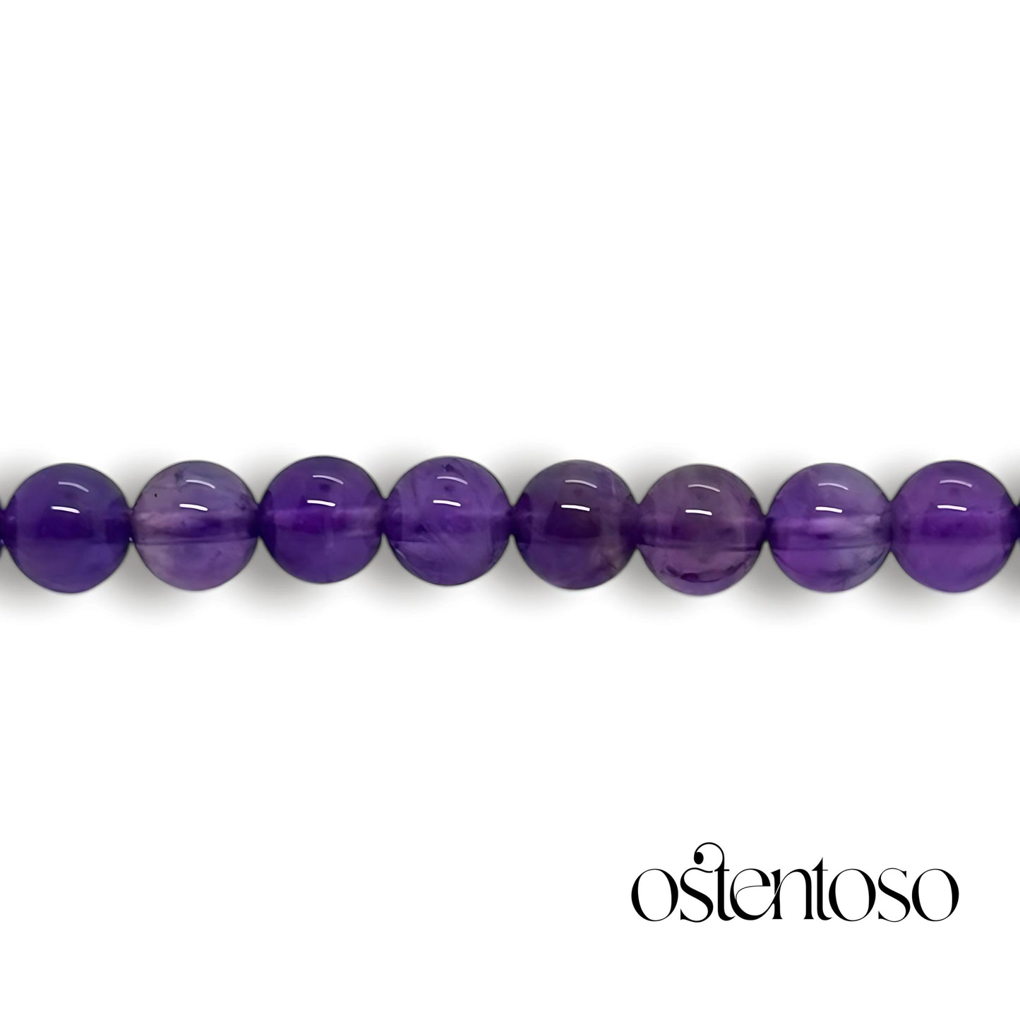 Spherical Amethyst Bracelet size No. 6 mm.