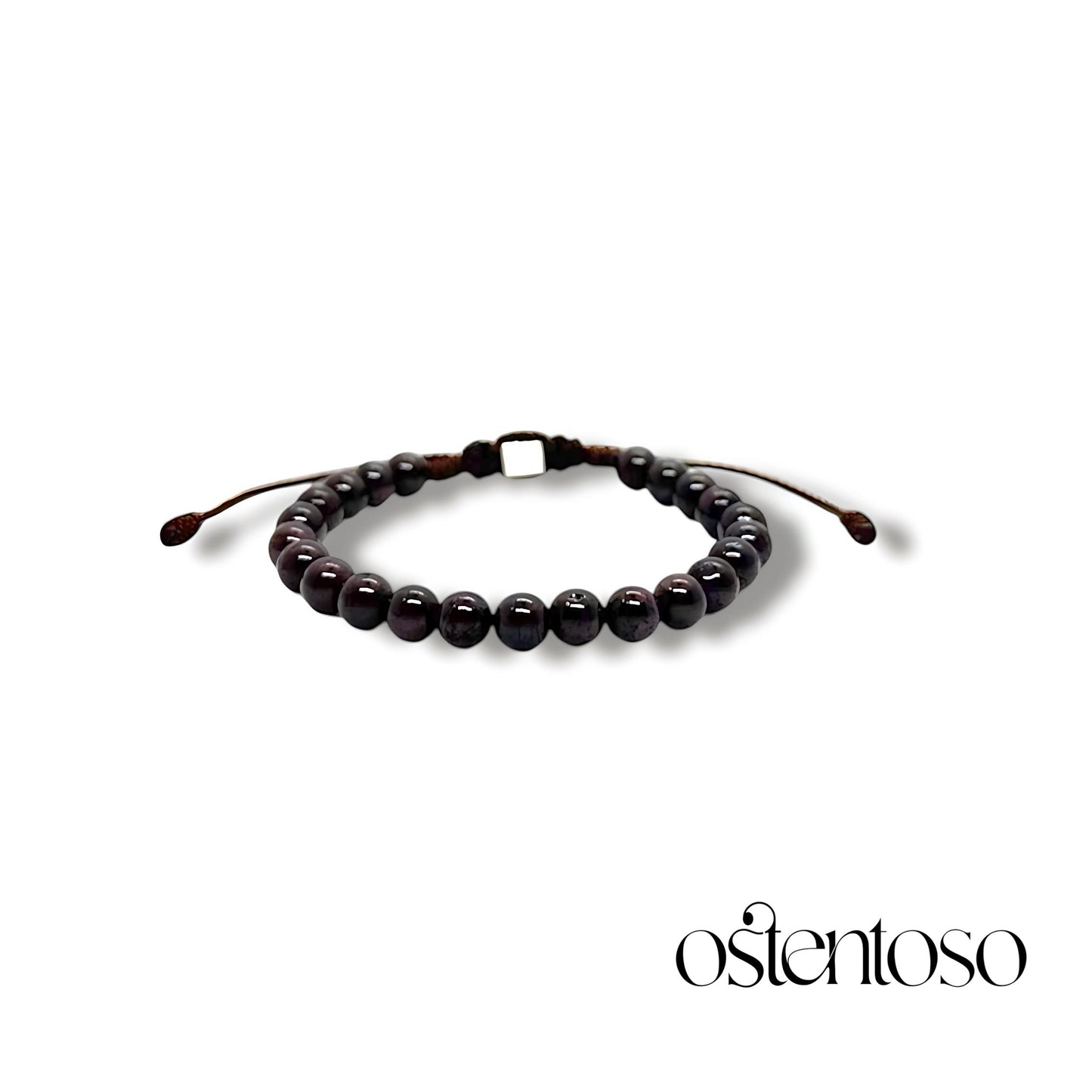 Spherical Afghan Garnet Bracelet size No. 6 mm.