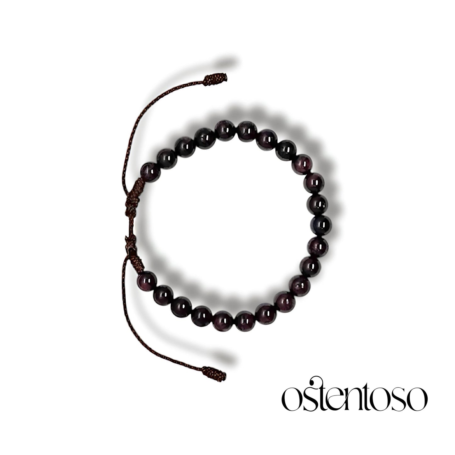 Spherical Afghan Garnet Bracelet size No. 6 mm.