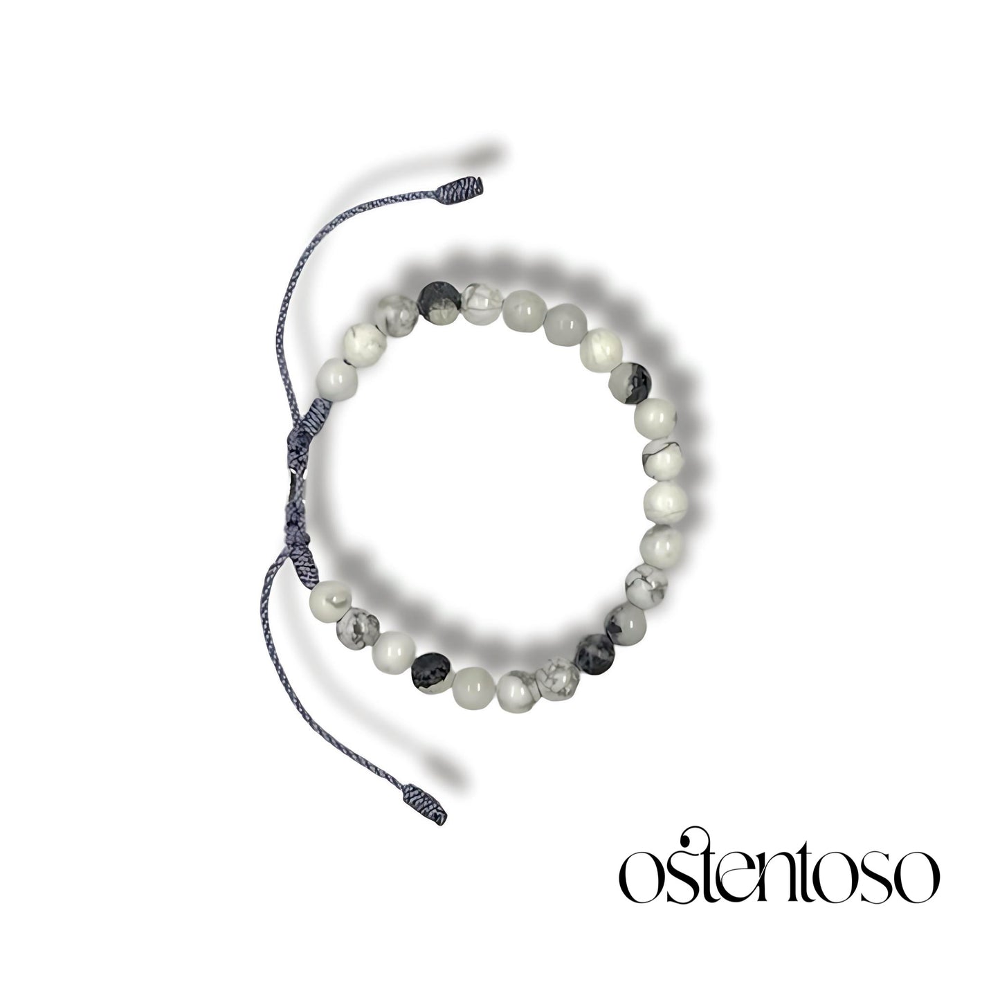 Spherical Howlitte Bracelet size No. 6 mm.