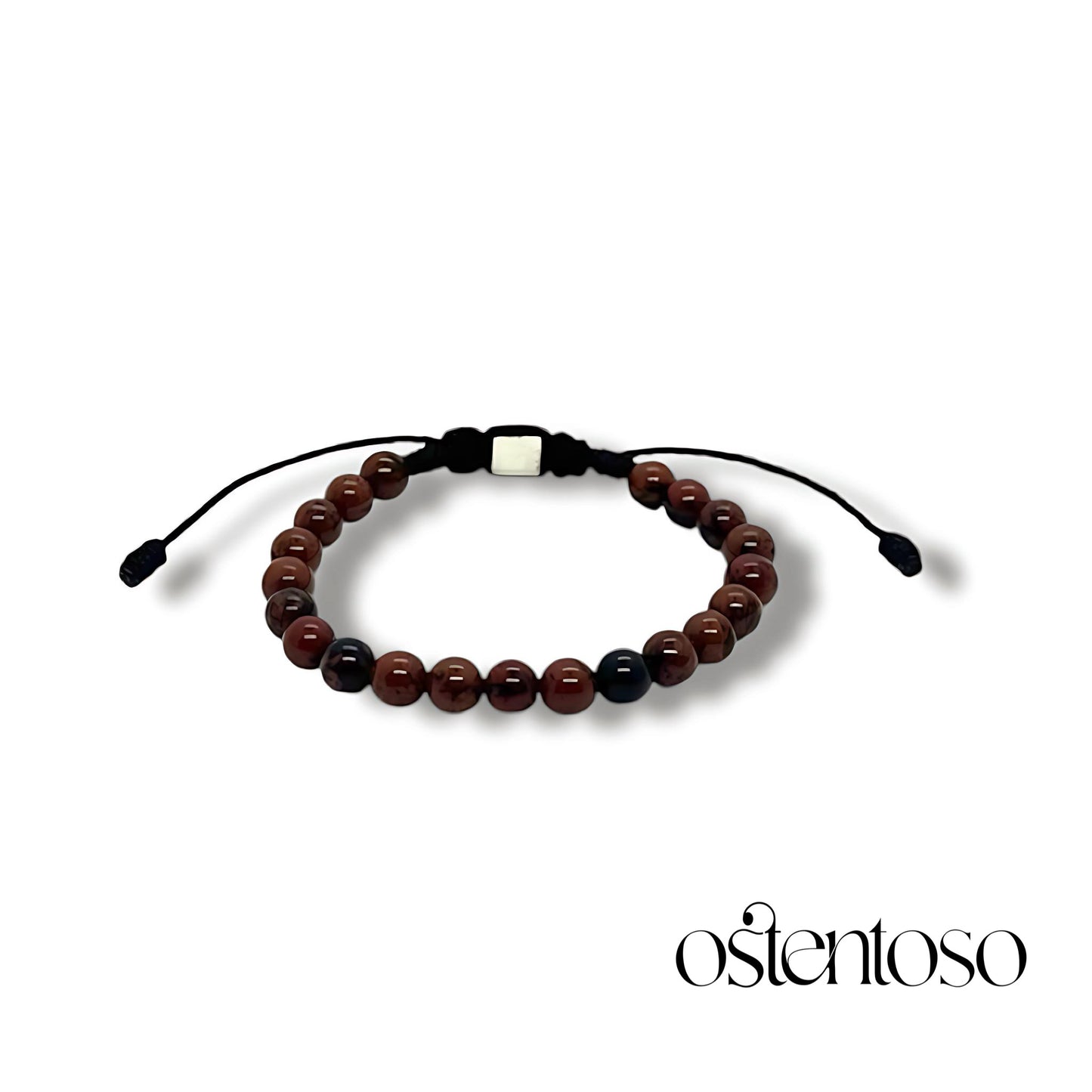 Spherical Mahogany Jasper Bracelet size No. 6 mm.