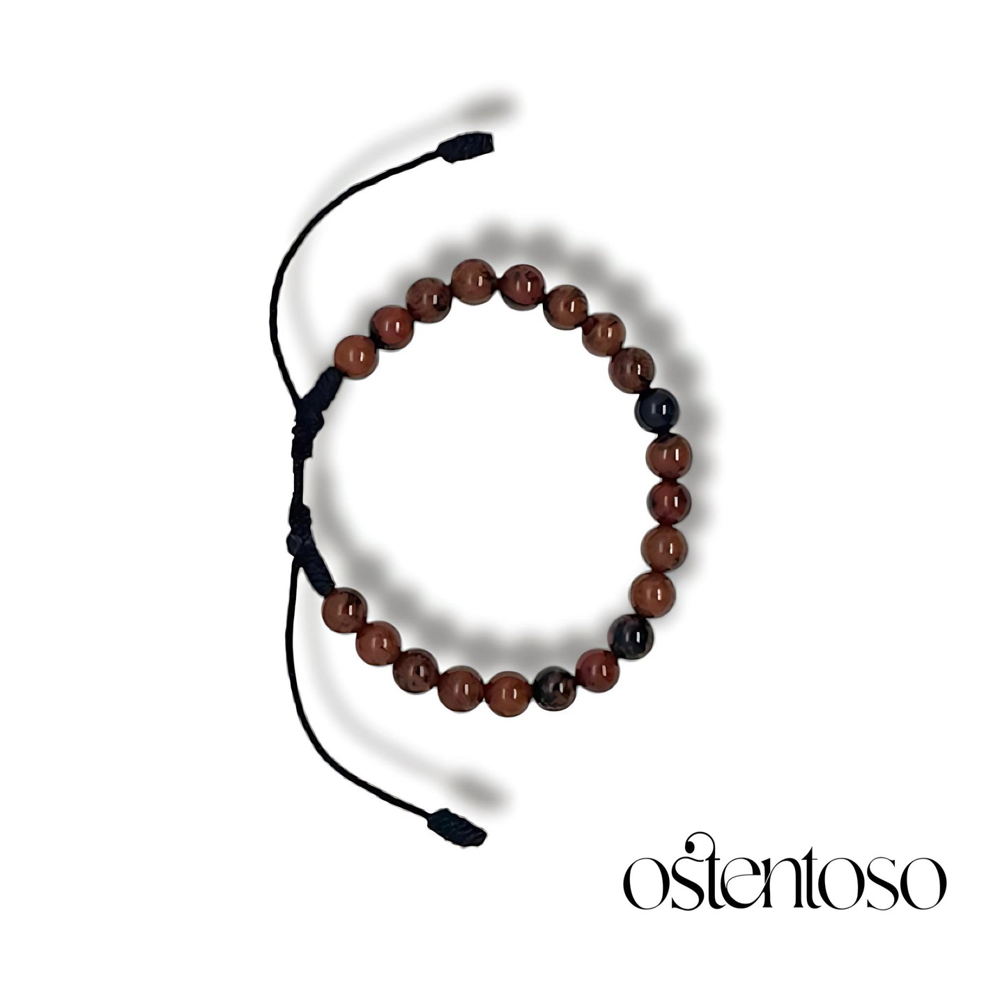 Spherical Mahogany Jasper Bracelet size No. 6 mm.