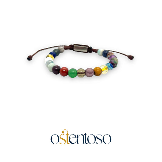 Bracelet sphérique mélange de couleurs