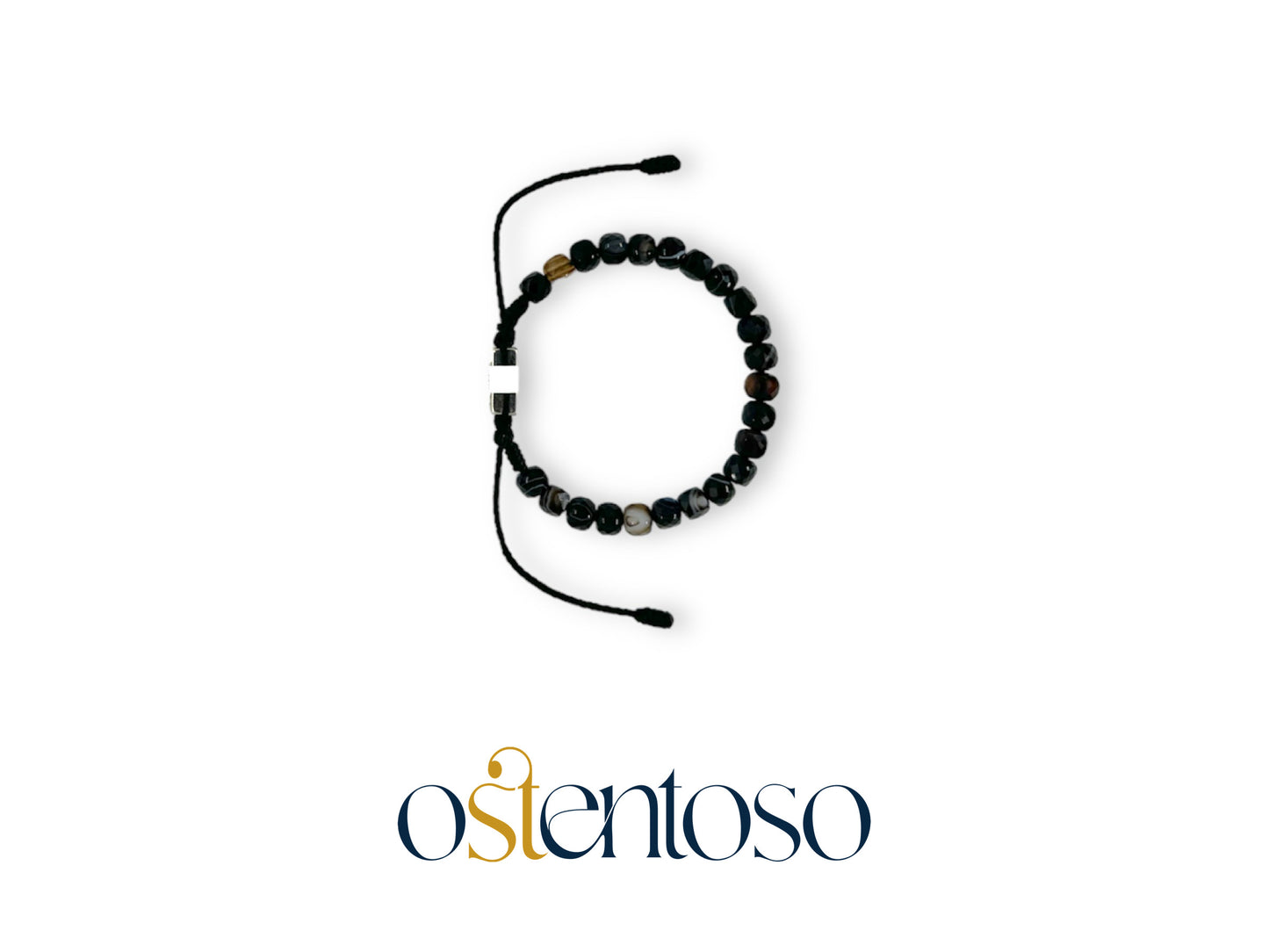 Cubic Sardonyx Bracelet size No. 6 mm.