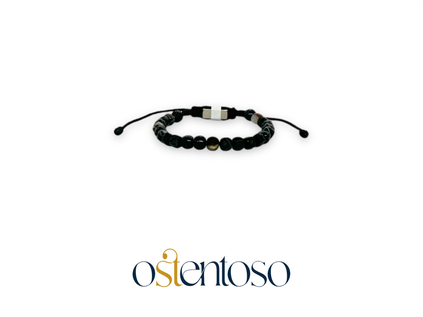 Cubic Sardonyx Bracelet size No. 6 mm.