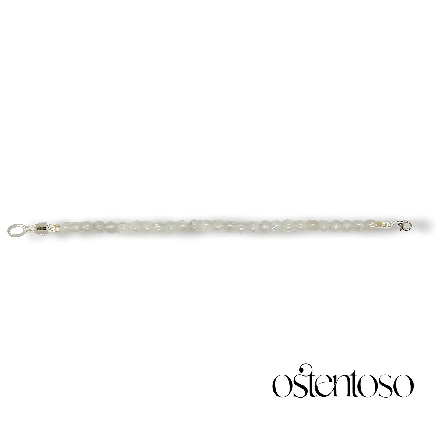 Bracelet pierre de lune sphérique taille n°6 mm.