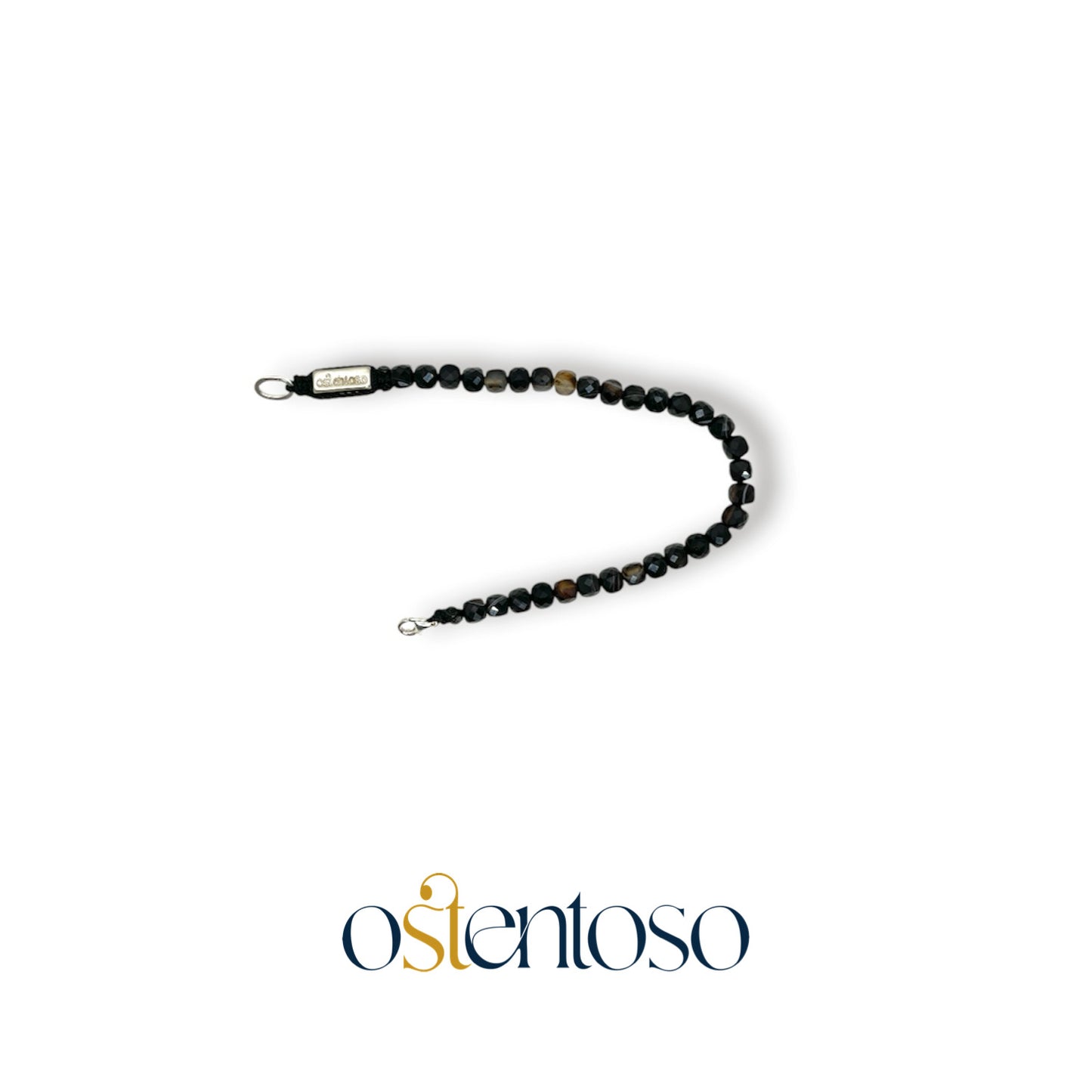 Bracelet Sardonice cubique facetté taille n°6 mm.