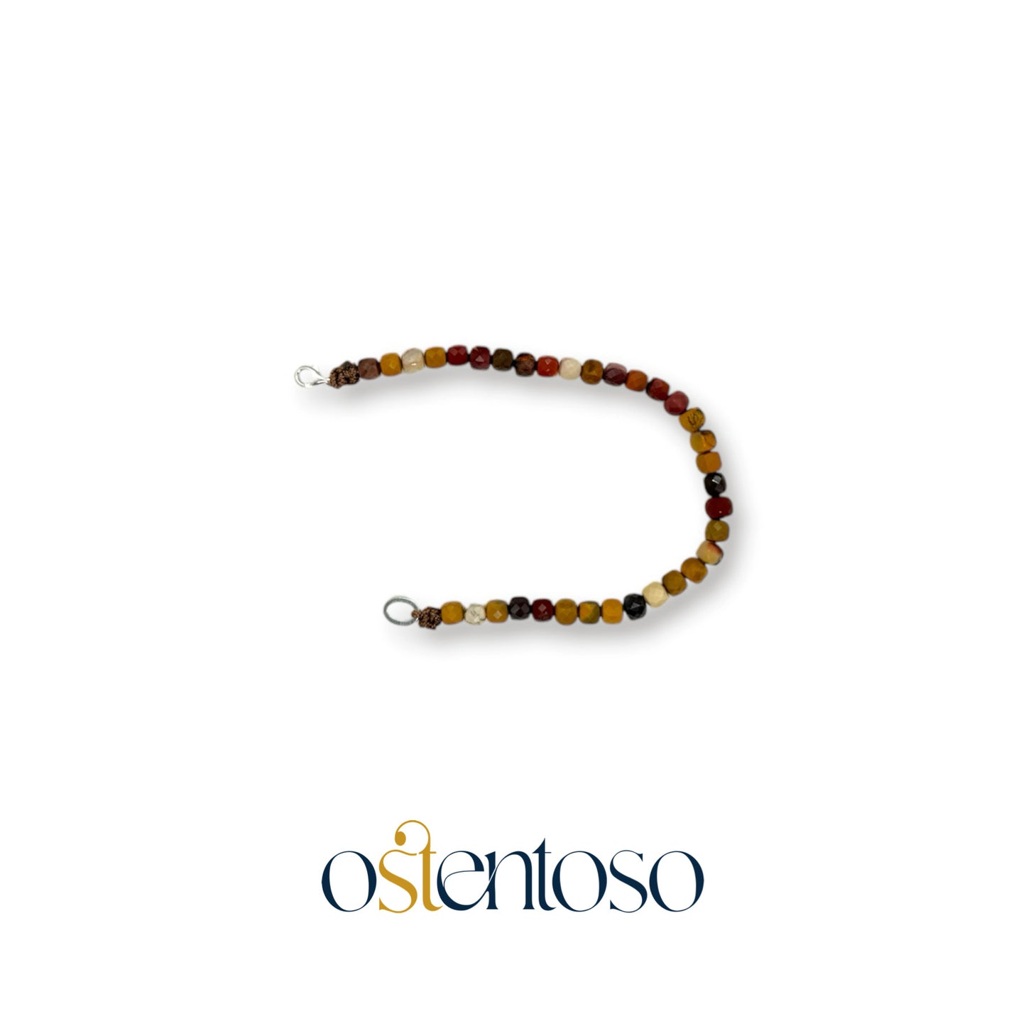 Brazalete Mokaita cubico facetado tamaño No. 6 mm.