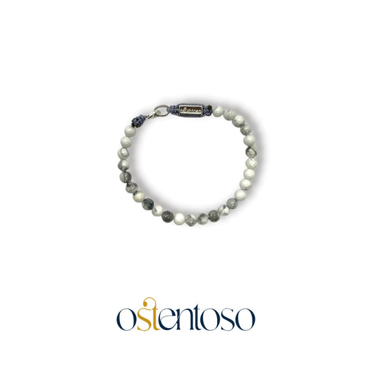 Bracelet Howlitte sphérique taille n° 6 mm.