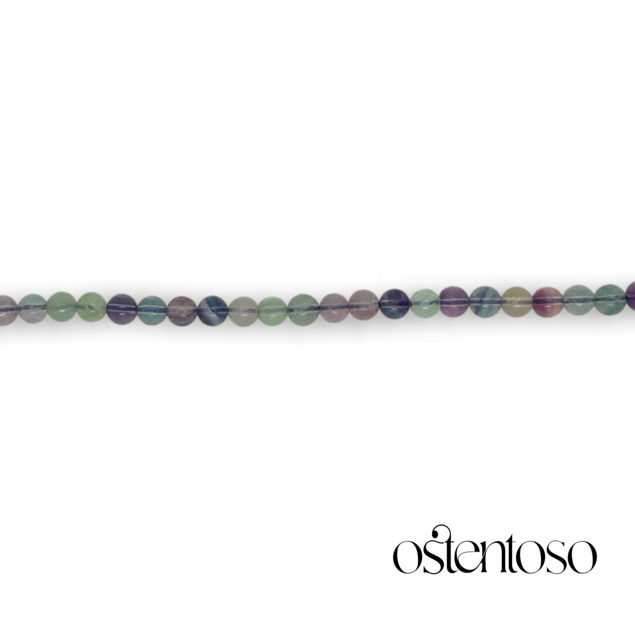 Brazalete Fluorita esferica tamaño No. 6 mm.
